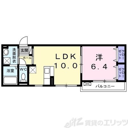 ウエストパインの物件間取画像
